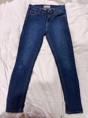 Free People Dark Indigo Skinny Jeans